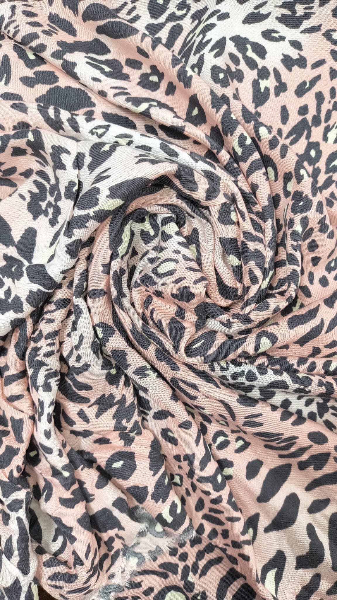 Viscose animal print