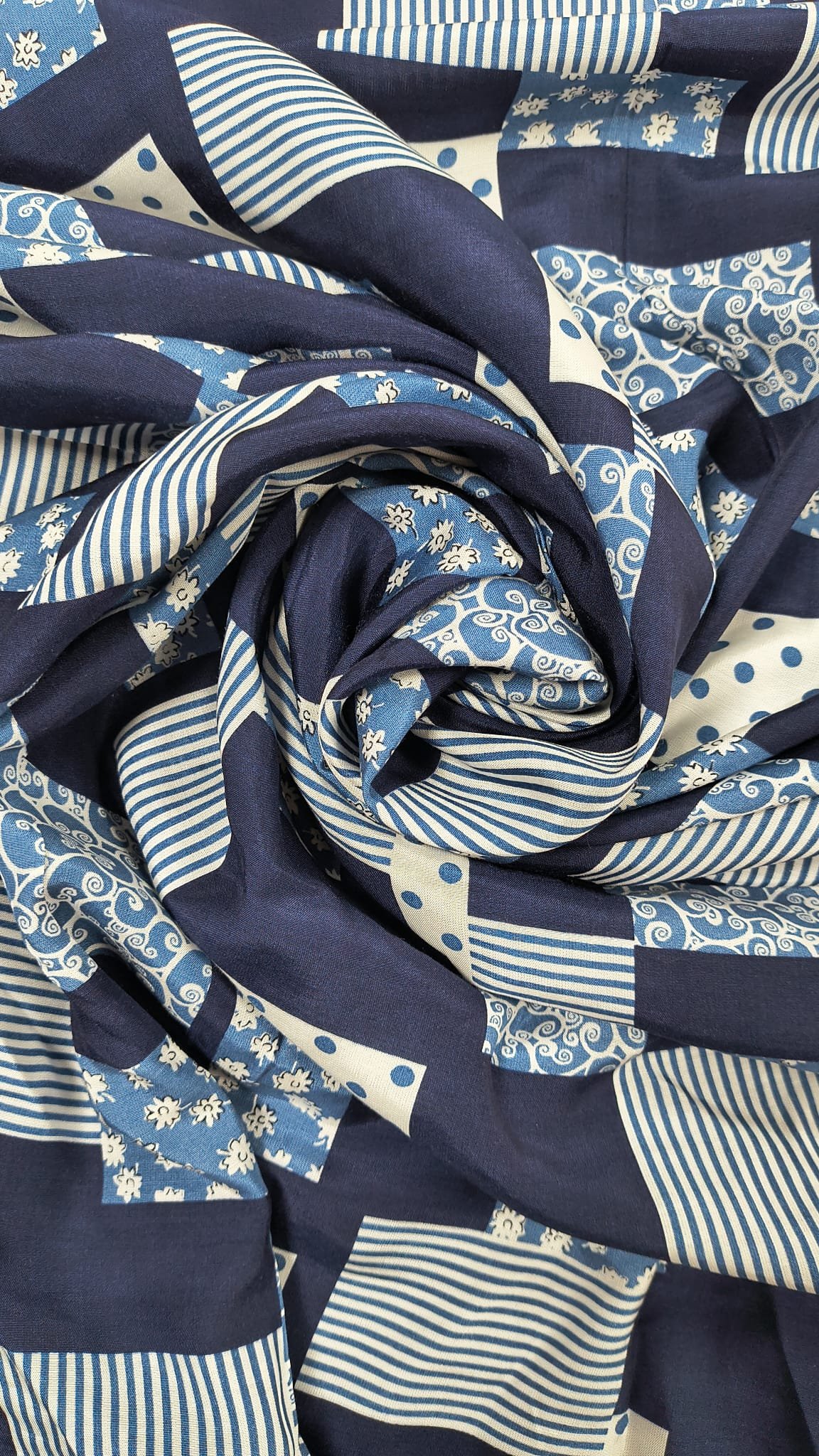 Viscose patchwork